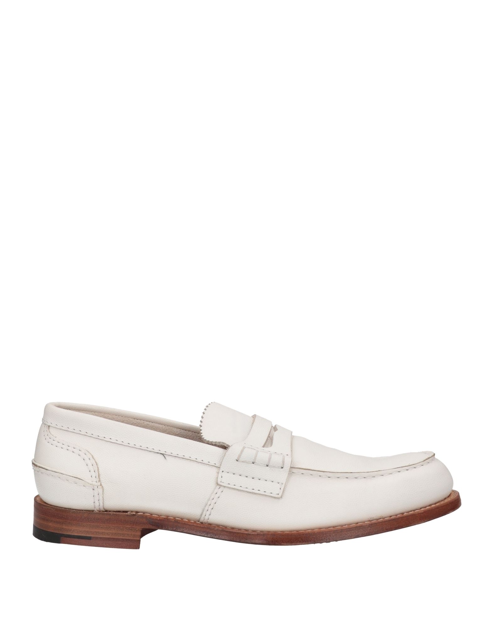 Church's Man Loafers White Size 10.5 Soft Leather