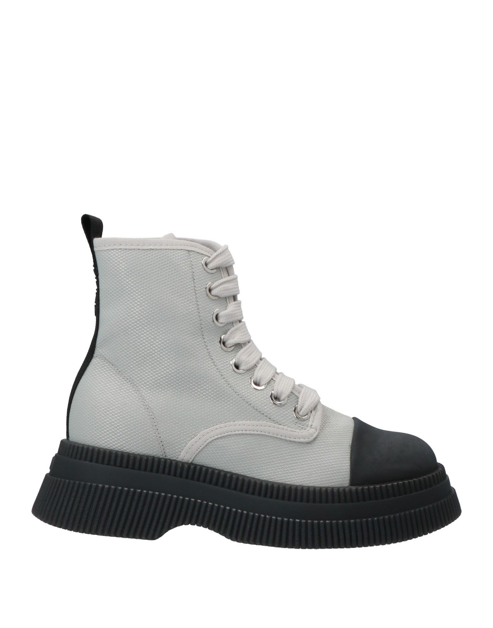 Ganni Ankle Boots In Light Gray