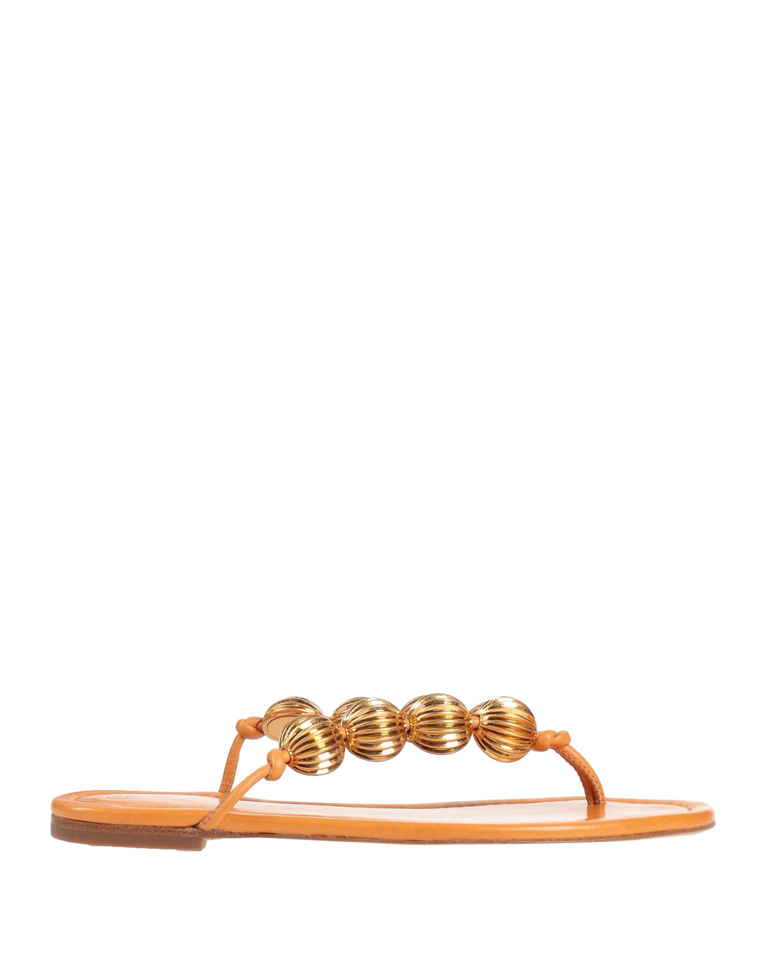 Tory Burch Toe Strap Sandals In Mandarin