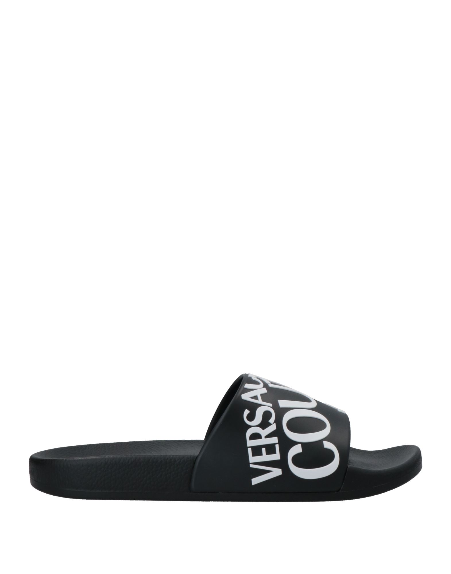 Shop Versace Jeans Couture Man Sandals Black Size 9 Rubber
