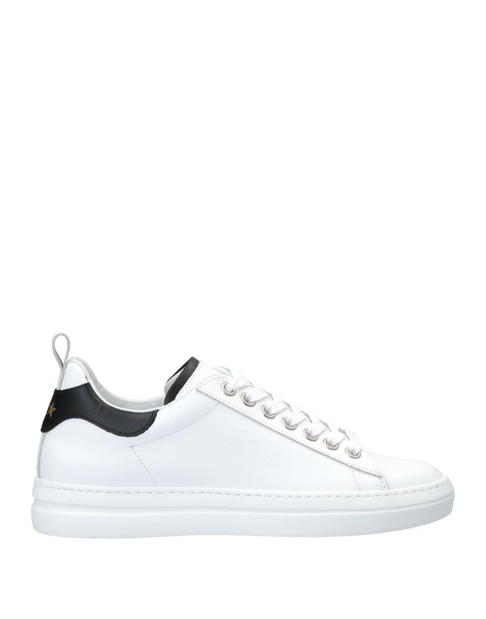 Pantofola D'oro Man Sneakers White Size 6 Calfskin