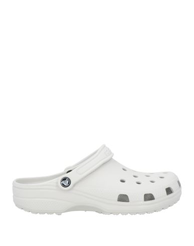 CROCS CROCS MAN MULES & CLOGS LIGHT GREY SIZE 11 EVA (ETHYLENE - VINYL - ACETATE)