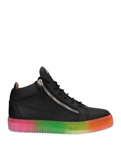 Giuseppe Zanotti Man Sneakers Black Size 12.5 Soft Leather