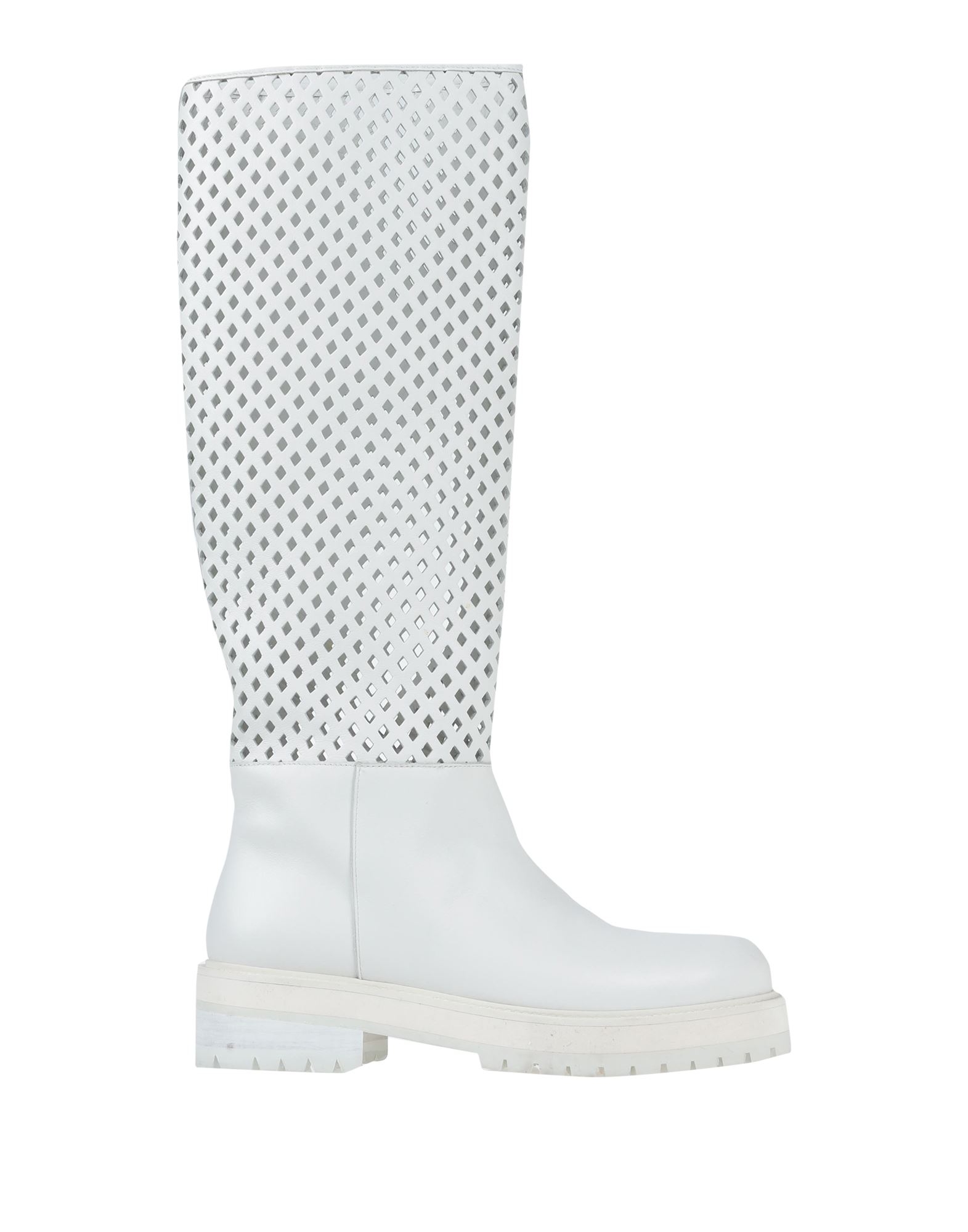 Dondup Knee Boots In White