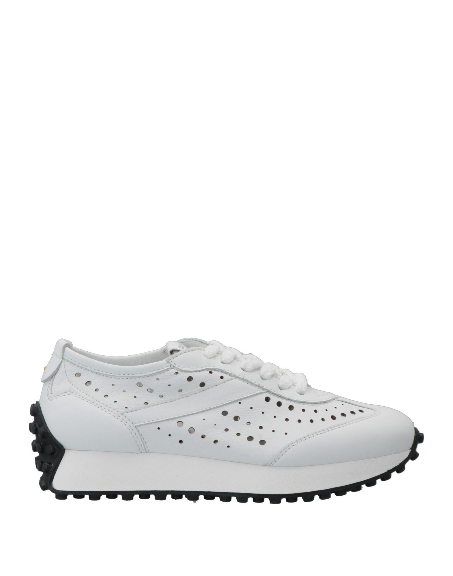 Doucal's Woman Sneakers White Size 7.5 Calfskin
