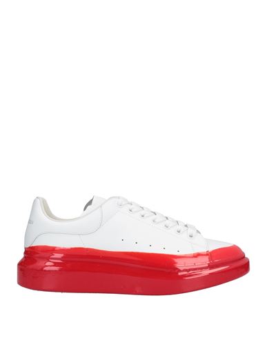 Alexander Mcqueen Man Sneakers White Size 12 Soft Leather