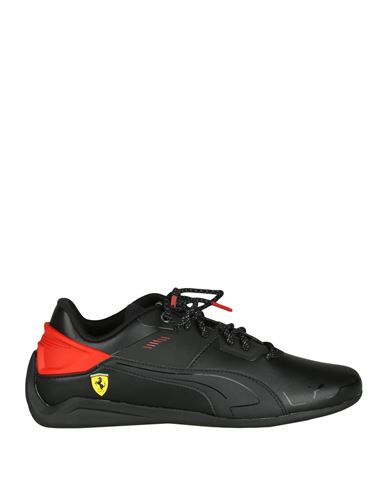 Puma X Ferrari Man Sneakers Black Size 8 Polyurethane, Nylon
