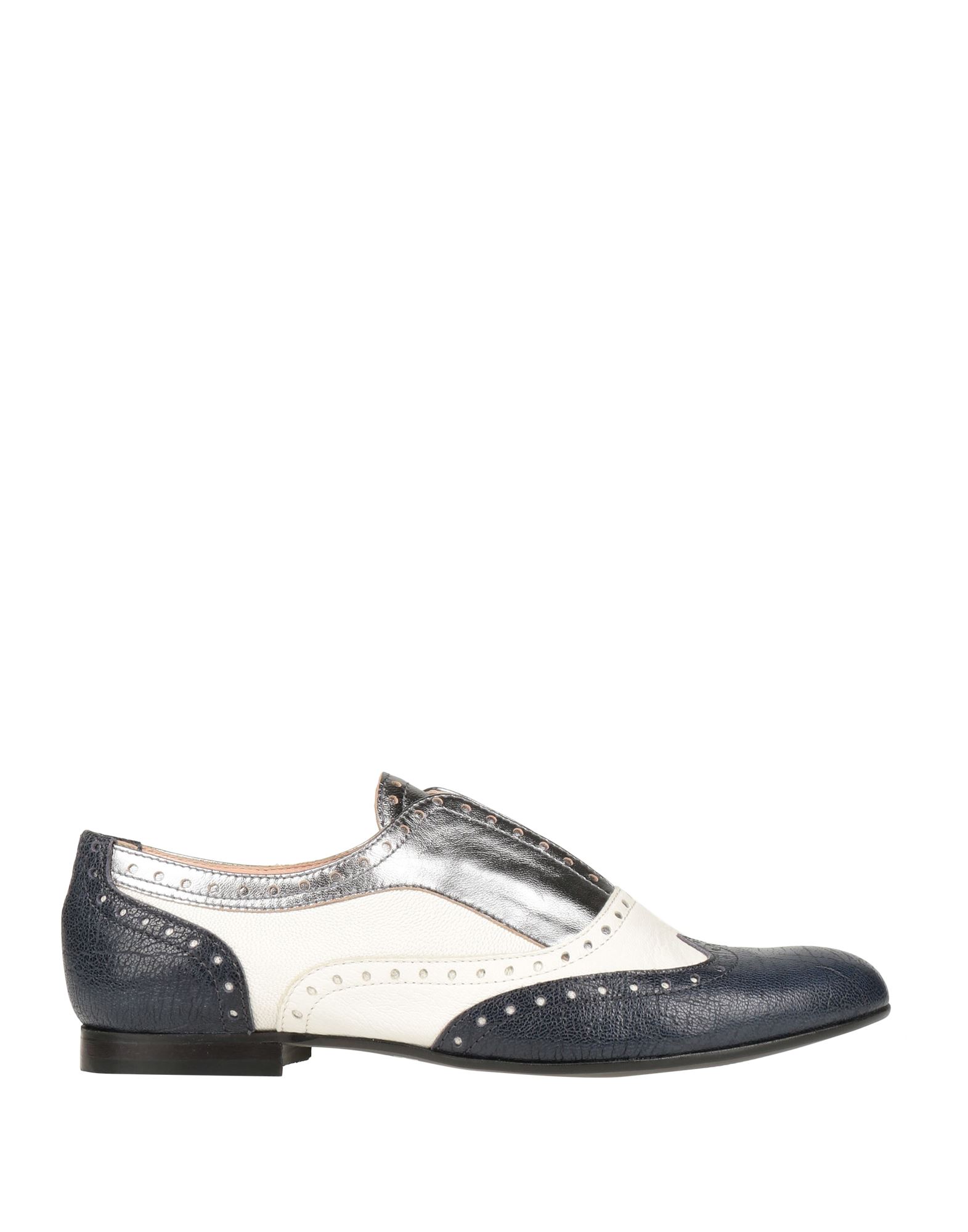 Pollini Lace-up Shoes In Navy Blue