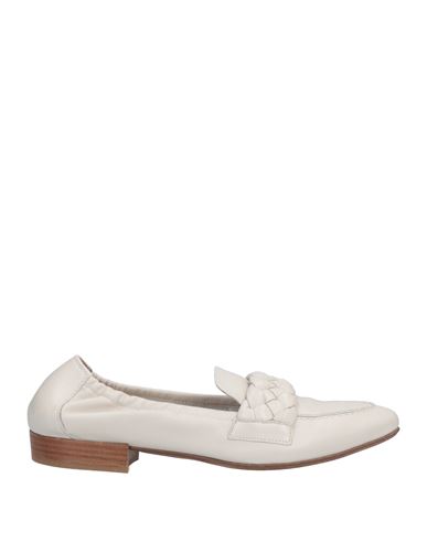 Donna Carolina Woman Loafers Off White Size 10 Soft Leather