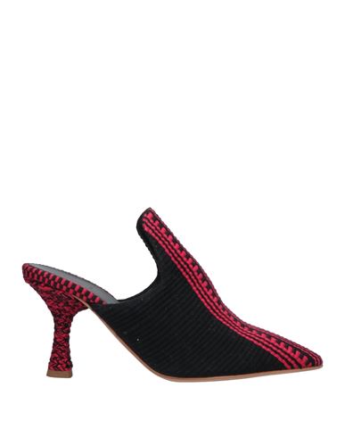Antolina Paris Woman Mules & Clogs Black Size 8.5 Textile Fibers
