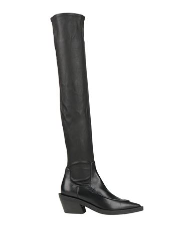 Khaite Woman Knee Boots Black Size 9 Soft Leather