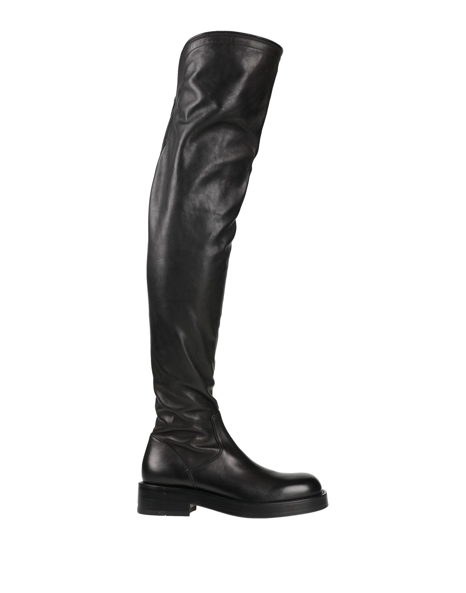 Ann Demeulemeester Knee Boots In Black