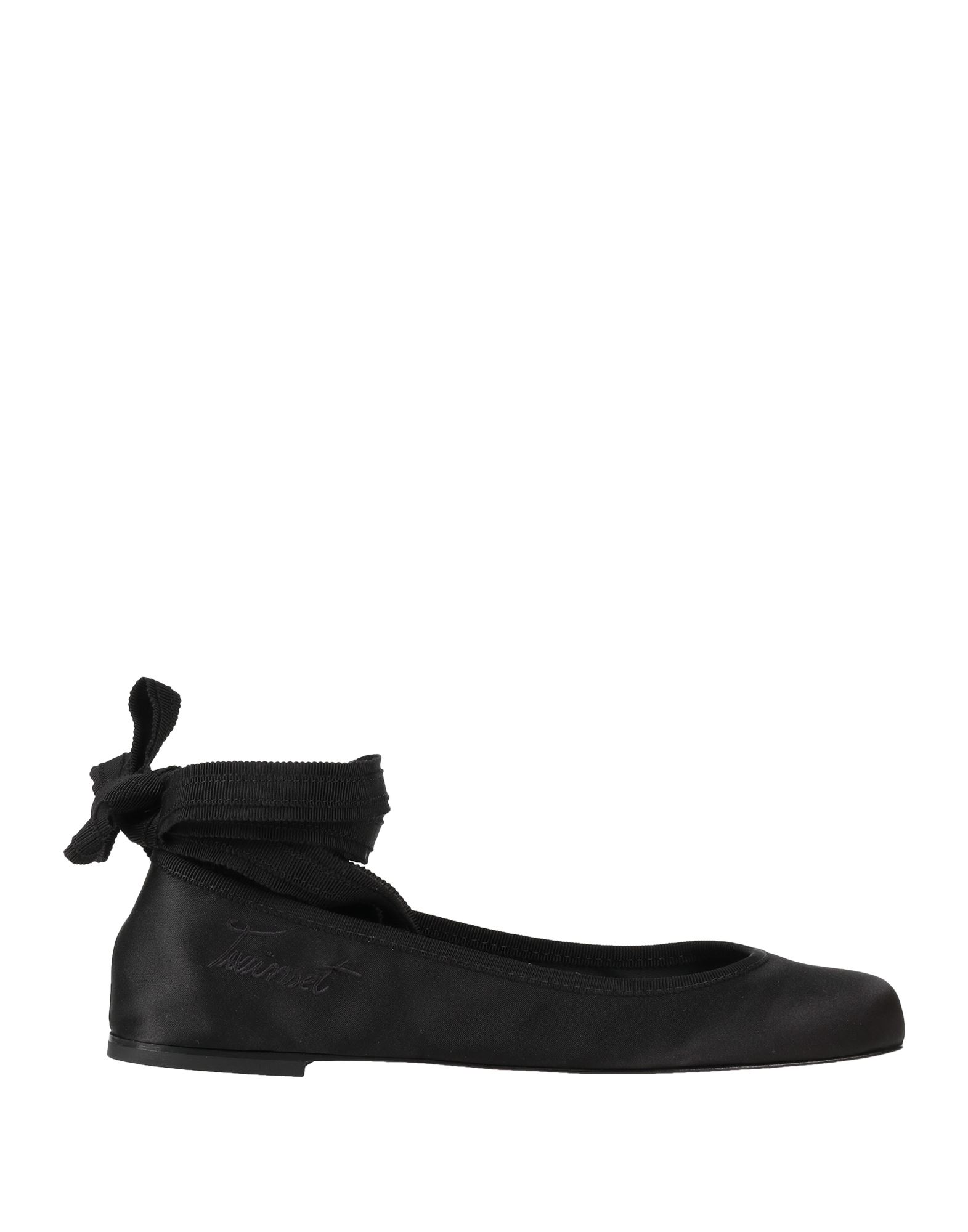 Twinset Ballet Flats In Black