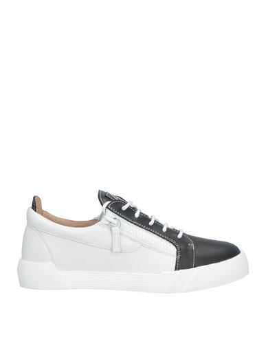 Giuseppe Zanotti Man Sneakers White Size 7 Soft Leather In White