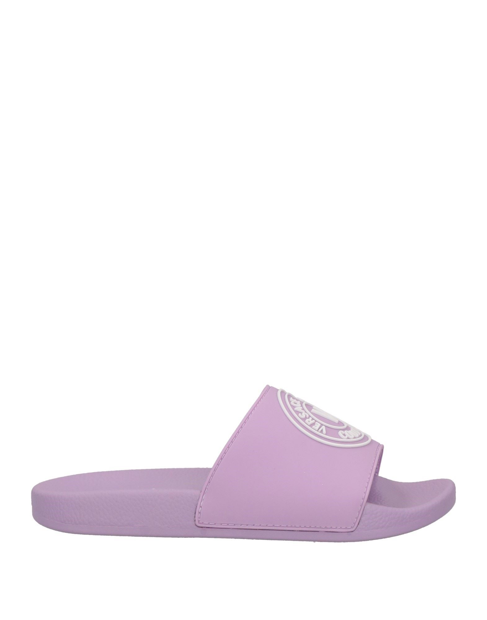 Versace Jeans Couture Sandals In Purple