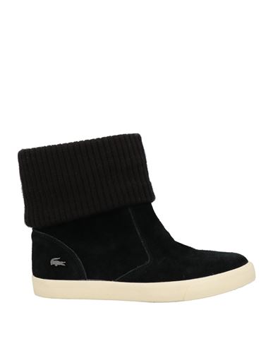 Lacoste Ankle Boots Black Size 9.5 Soft Leather, Textile Fibers | ModeSens