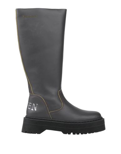 Nira Rubens Woman Knee Boots Steel Grey Size 7 Soft Leather