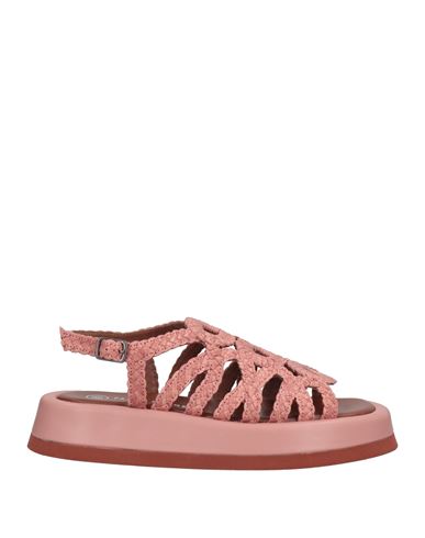 Pas De Rouge Woman Sandals Pastel Pink Size 11 Soft Leather