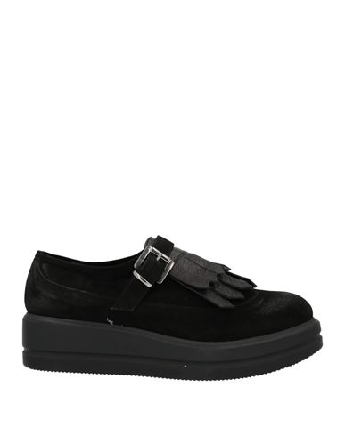 Via Della Spiga Woman Loafers Black Size 10 Soft Leather