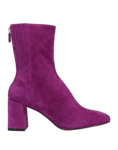Lola Cruz Woman Ankle Boots Mauve Size 6 Soft Leather In Purple