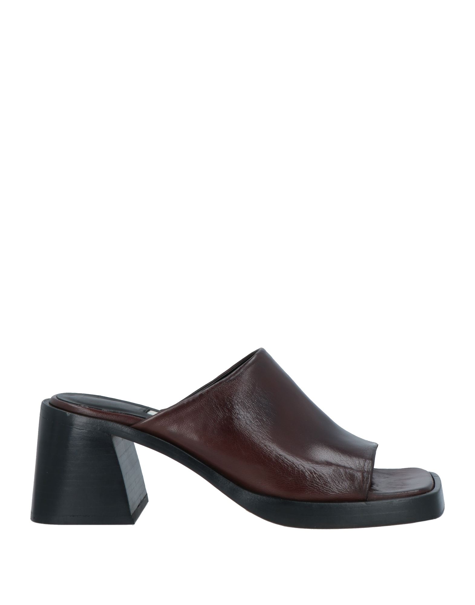 Shop Miista Kristen Brown Mule Sandals Woman Sandals Cocoa Size 6.5 Lambskin