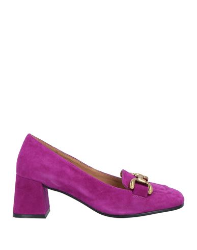 Bibi Lou Woman Loafers Mauve Size 11 Soft Leather In Purple