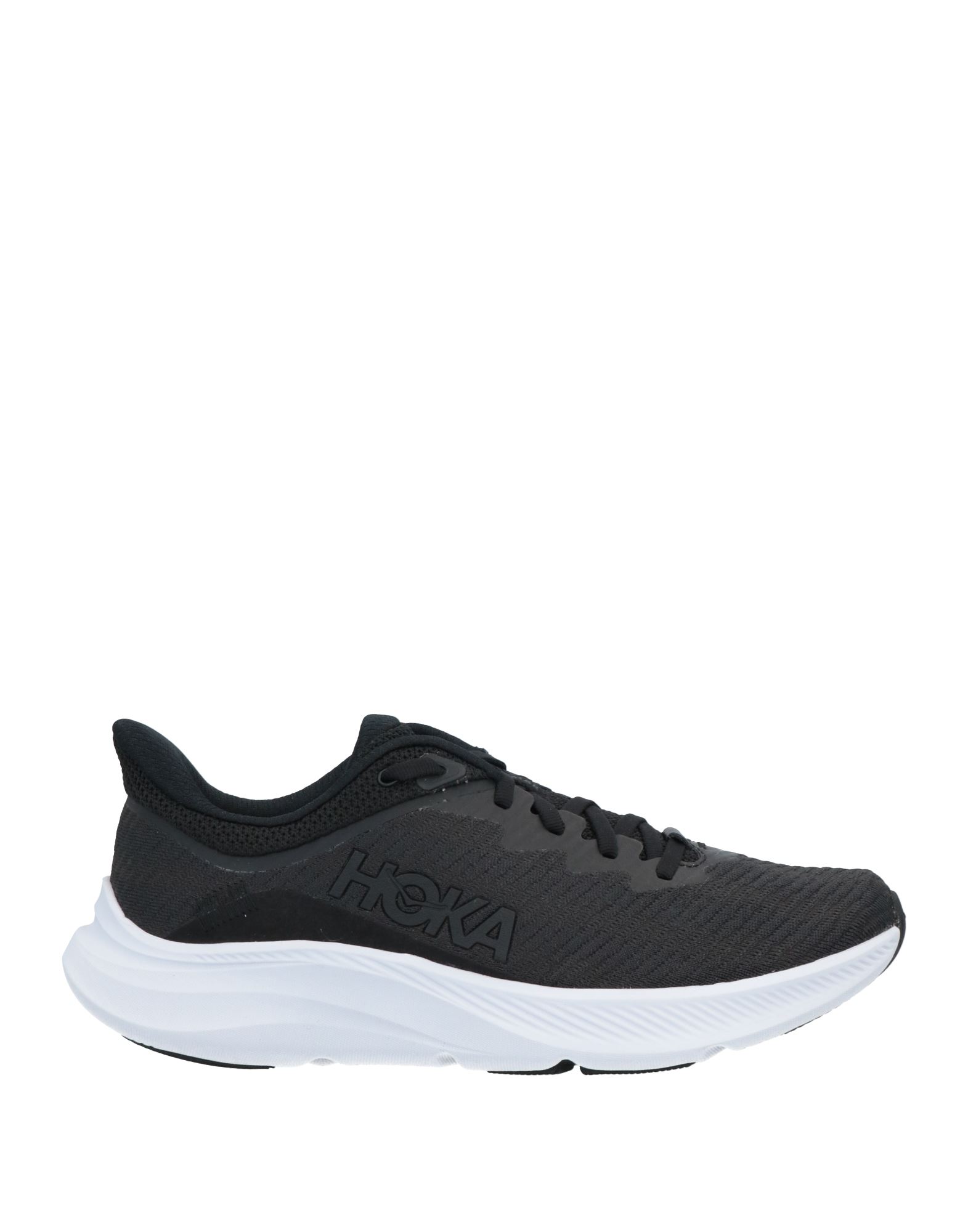 hoka one one black and white