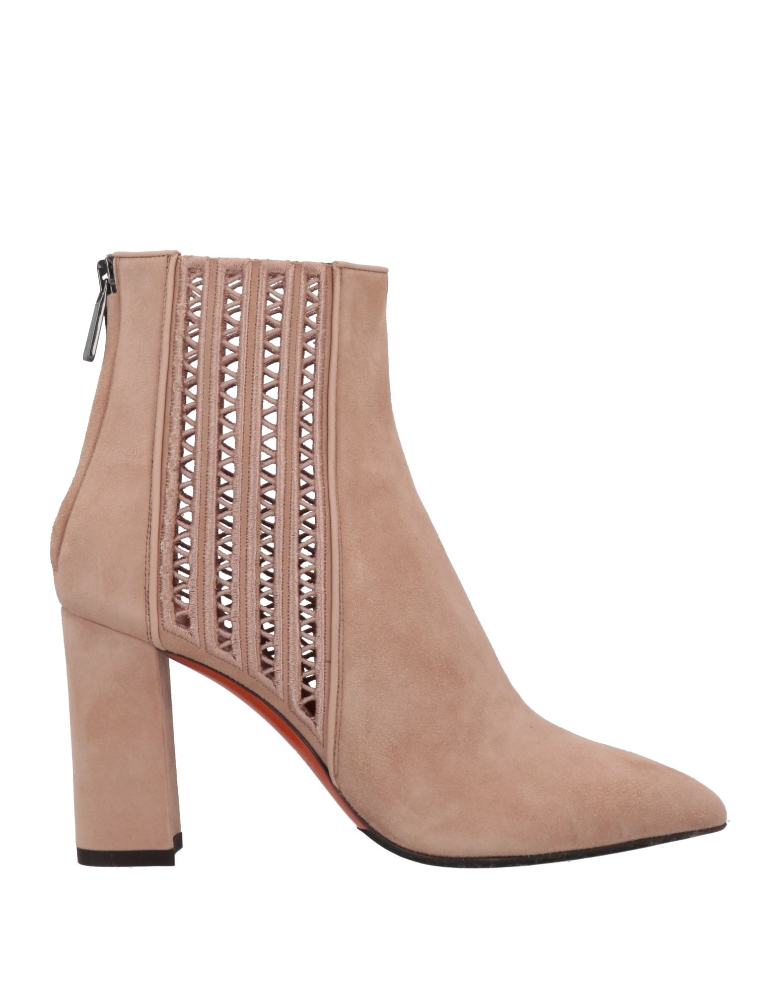 Santoni Ankle Boots In Pink