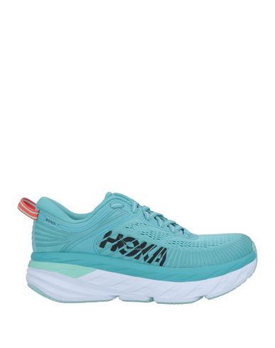 Hoka One One Woman Sneakers Turquoise Size 5 Textile Fibers In Blue