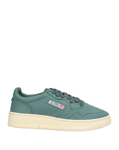 Autry Woman Sneakers Emerald Green Size 7 Goat Skin