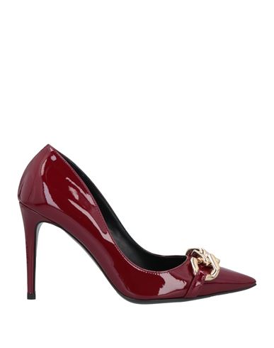 Bruglia Woman Pumps Burgundy Size 6 Soft Leather In Red