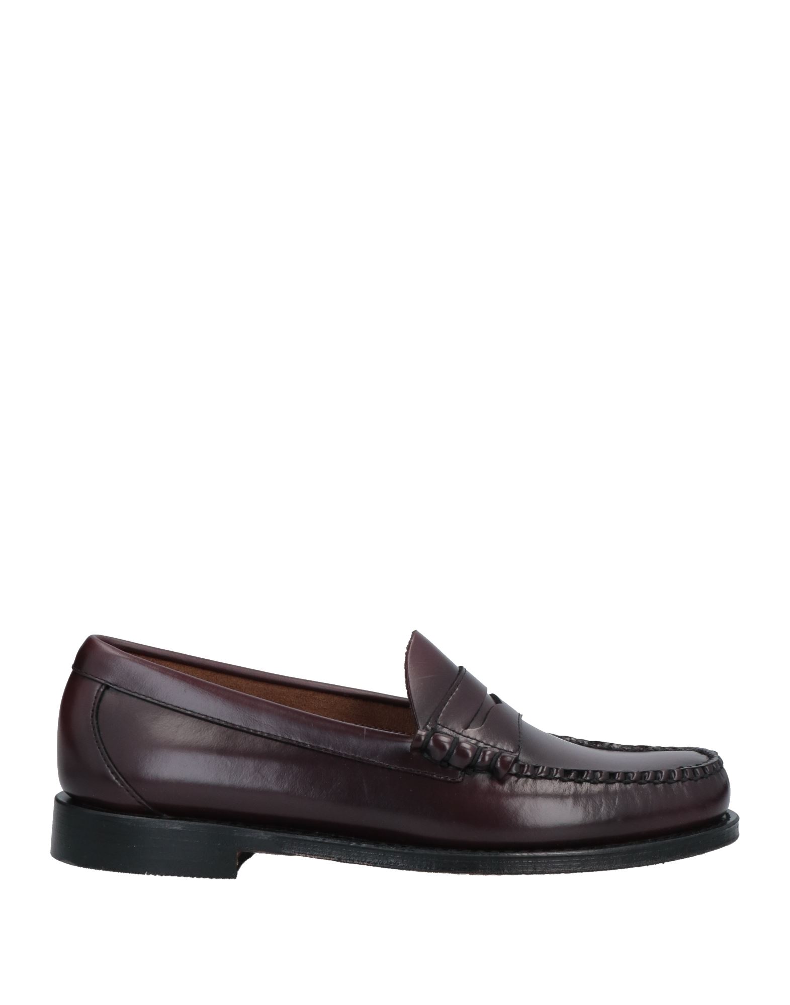 G.h. Bass & Co Brown Weejuns Lincoln Leather Penny Loafers - Men's - Calf Leather In Red