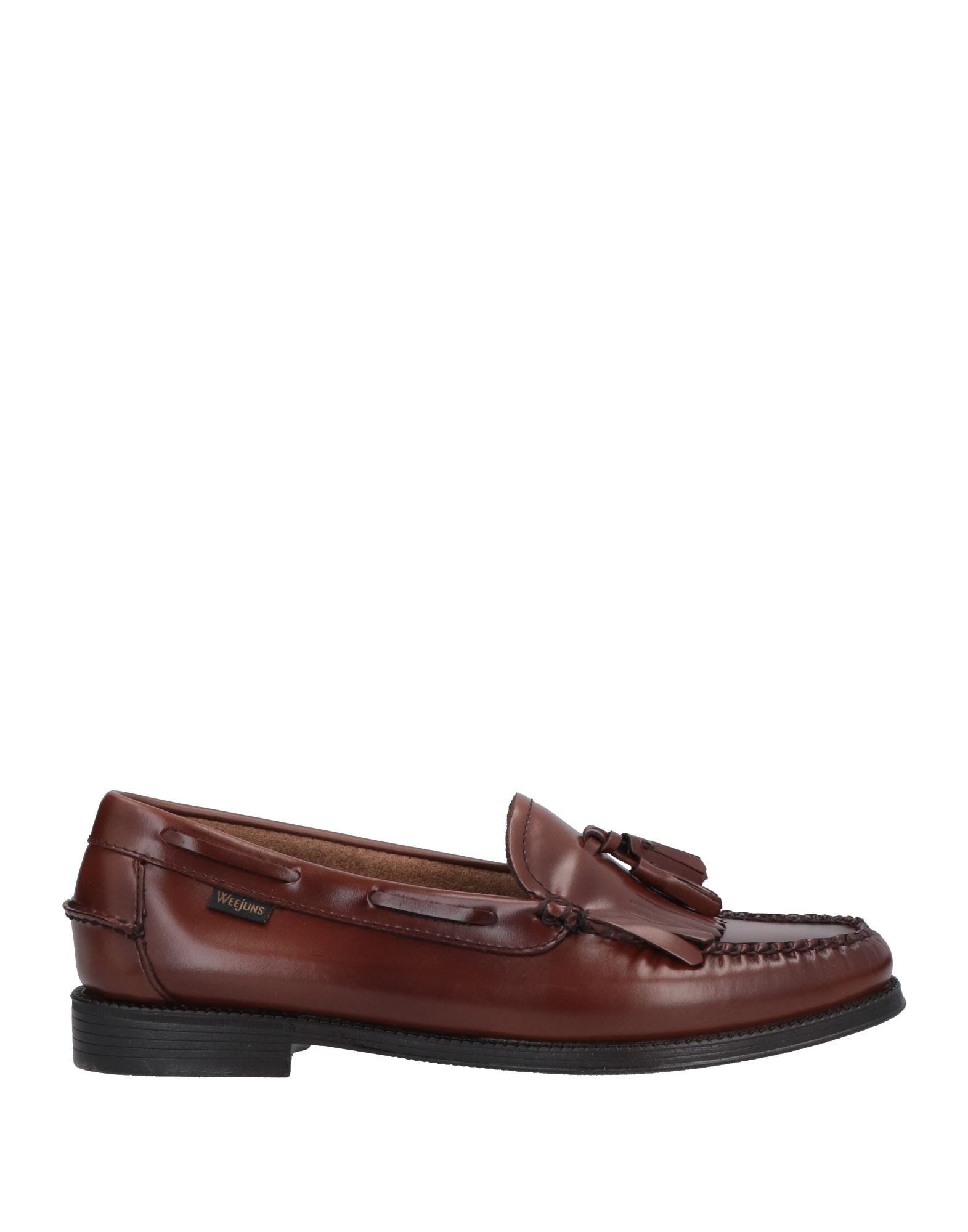 G.h. Bass & Co Esther Tasseled Leather Loafers In Brown