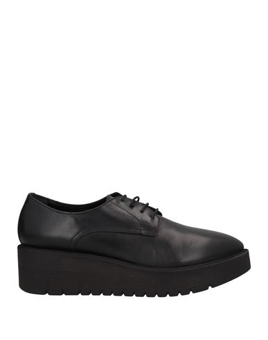 FORMENTINI FORMENTINI WOMAN LACE-UP SHOES BLACK SIZE 6 LEATHER