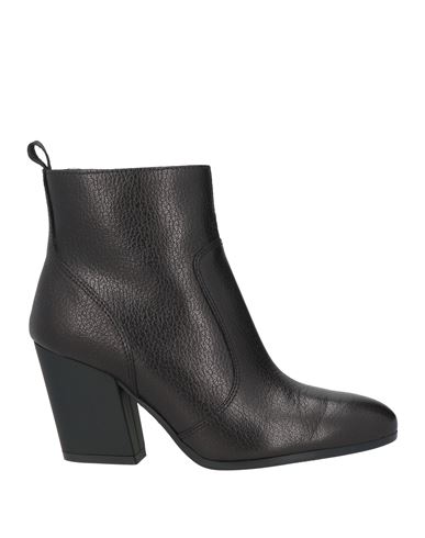 Hogan Woman Ankle Boots Black Size 9.5 Soft Leather