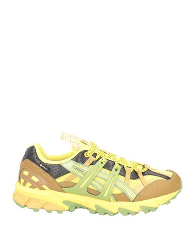 Asics Man Sneakers Yellow Size 9.5 Textile Fibers