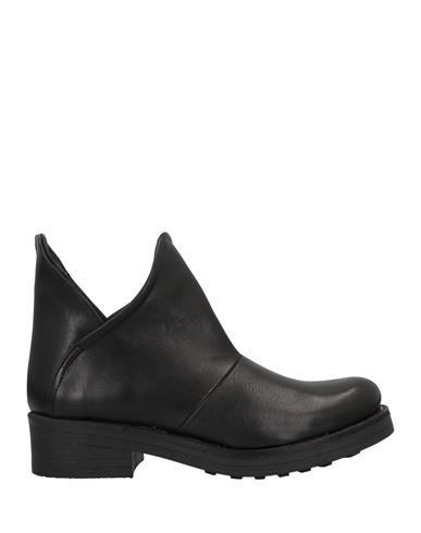 Divine Follie Woman Ankle Boots Black Size 9 Soft Leather
