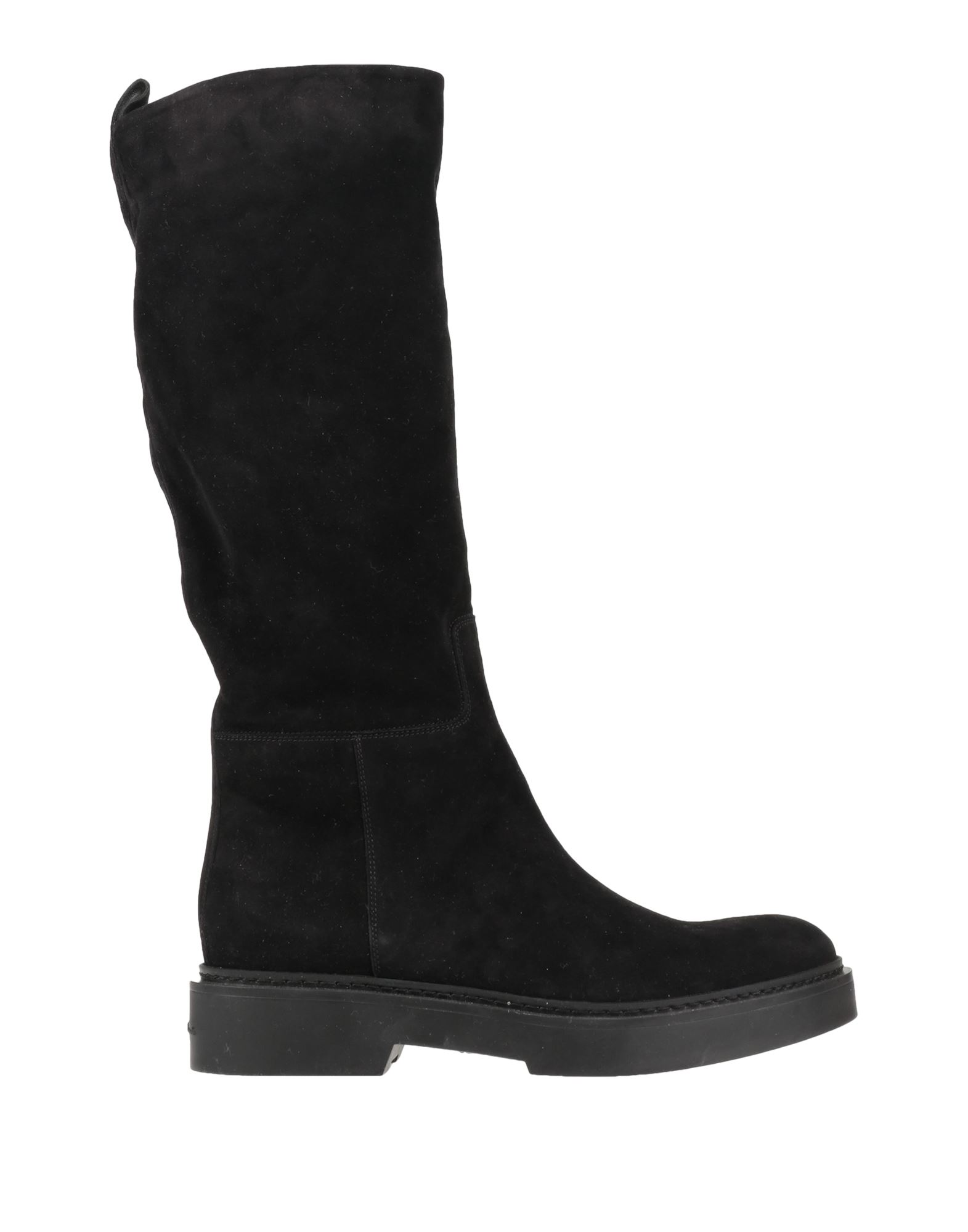 Shop Santoni Woman Boot Black Size 8 Leather