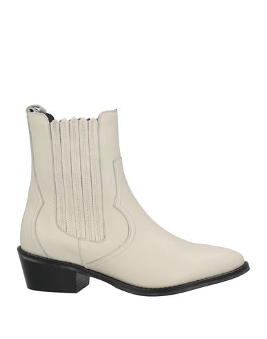 Anaki Woman Ankle Boots Off White Size 10 Soft Leather