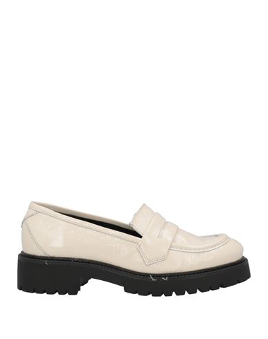 Anaki Woman Loafers Ivory Size 10 Soft Leather In White