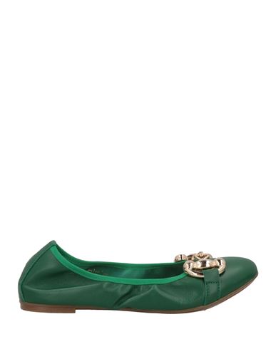 Gioia.a. Gioia. A. Woman Ballet Flats Dark Green Size 8 Soft Leather