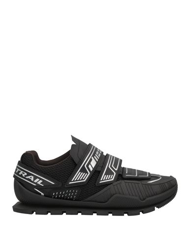 Diesel Man Sneakers Black Size 8.5 Polyester, Polyurethane