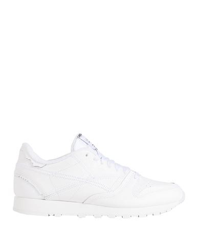Maison Margiela X Reebok Man Sneakers White Size 12 Soft Leather