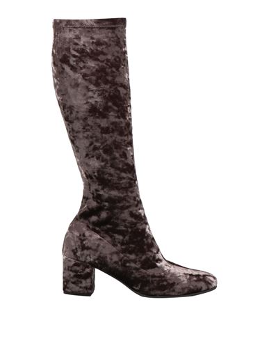 Le Babe Woman Knee Boots Bronze Size 7 Textile Fibers In Yellow