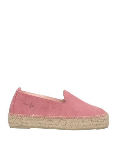 Manebi Manebí Woman Espadrilles Pastel Pink Size 11 Soft Leather