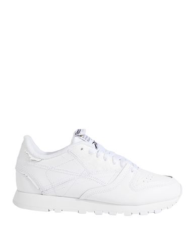 Shop Maison Margiela X Reebok Man Sneakers White Size 6 Soft Leather