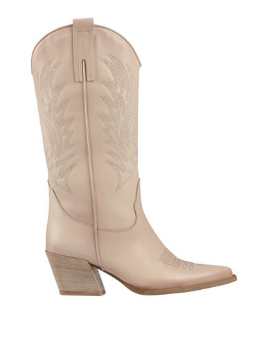 Noa A. Woman Knee Boots Ivory Size 9 Soft Leather In White