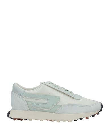Diesel Woman Sneakers Sky Blue Size 10 Cow Leather, Polyester