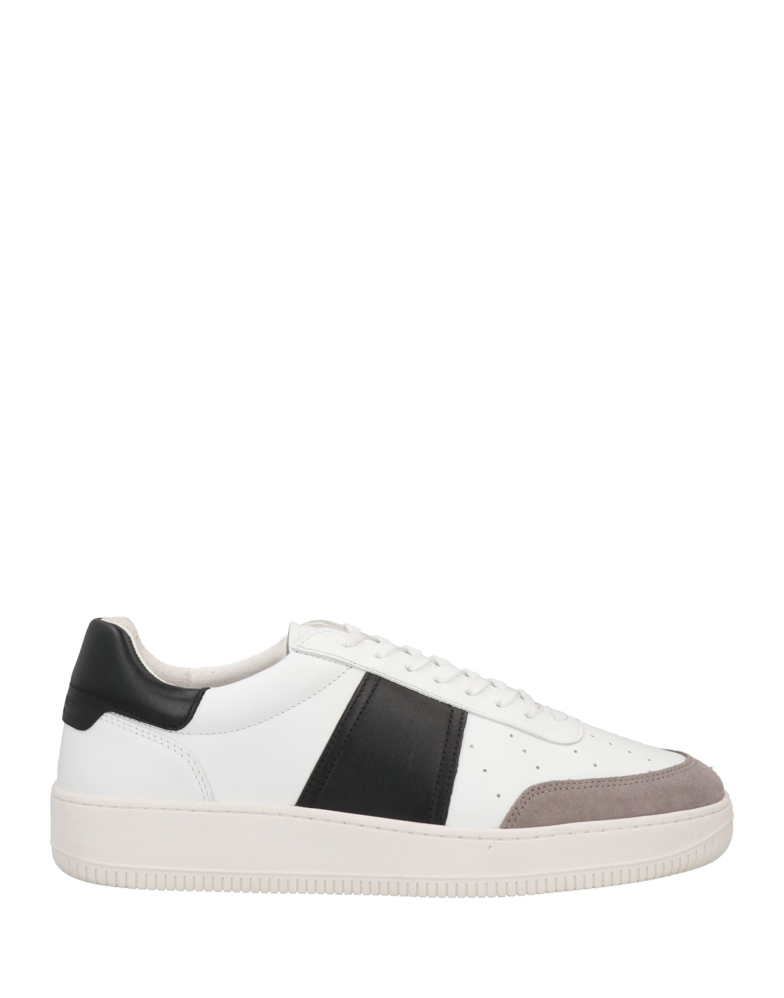 Sandro Leather Panelled Sneakers In White | ModeSens