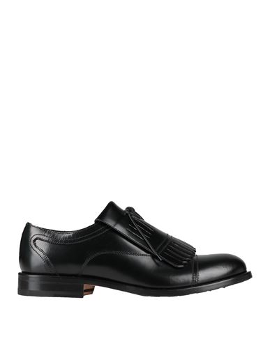 Pollini Man Loafers Black Size 7 Soft Leather